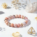 Peruvian Pink Opal Healing Bracelet the Peruvian Pink Opal Bracelet