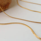 Layered Choker Necklace for Women — 18K Gold Plated, Multi-Strand, Adjustable