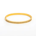 CZ Bangle Bracelet for Women — 925 Sterling Silver, Gold or Silver Plated, CZ Stones
