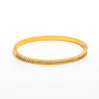CZ Bangle Bracelet for Women — 925 Sterling Silver, Gold or Silver Plated, CZ Stones
