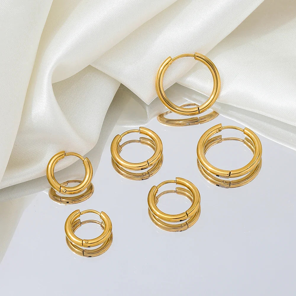 Small Gold Huggie Hoop Earrings for Women — 2.5Mm 18K Gold Plated, 925 Sterling Silver