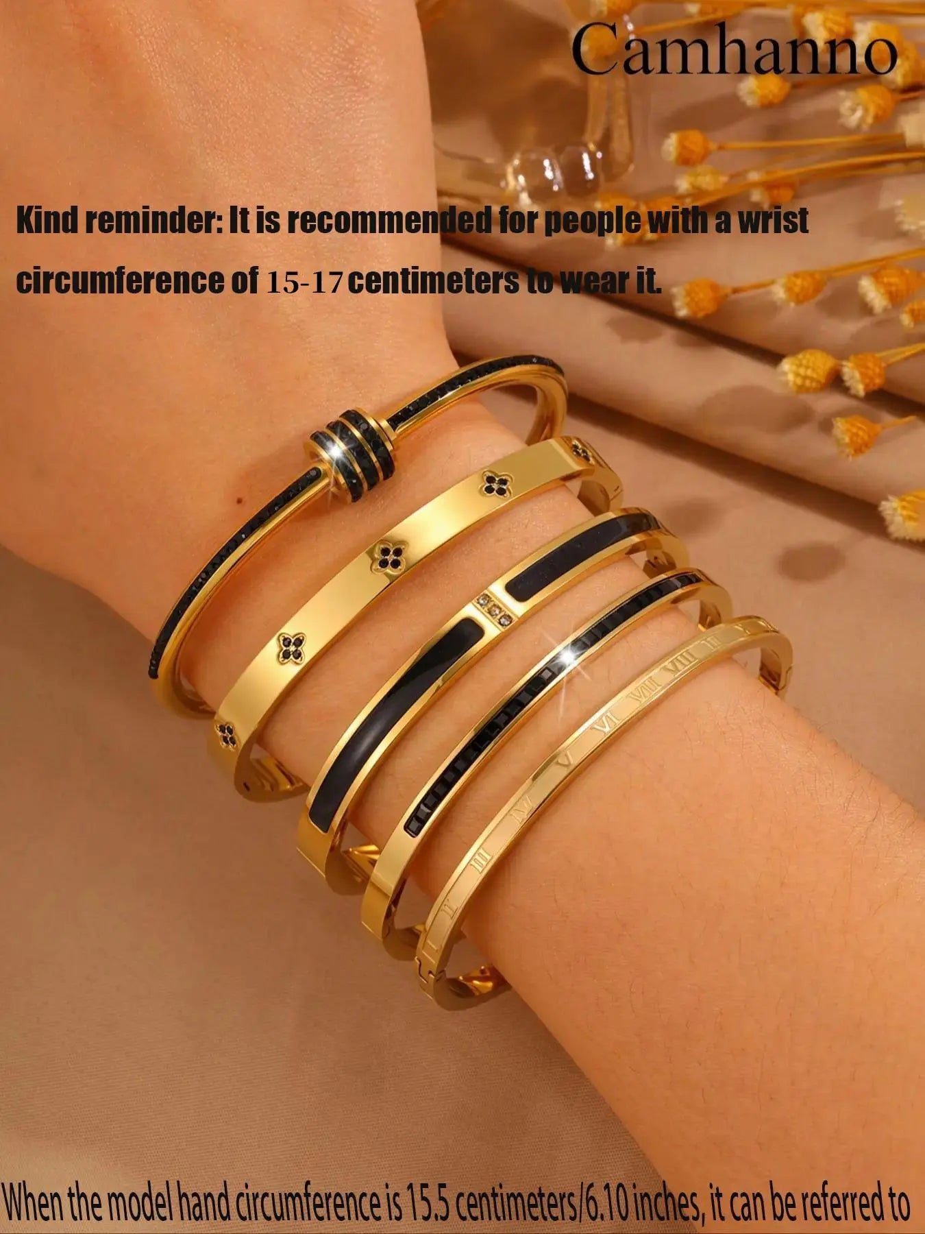 Elegant Stainless Steel Bangle Set, Trendy Stack Bangle, 5-Piece Fashionable Bracelet Classic Design, Stacked Design Bracelets, Perfect for Daily Wear & Special Occasions