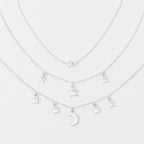 Starred up Chain Anklet, Set of 3