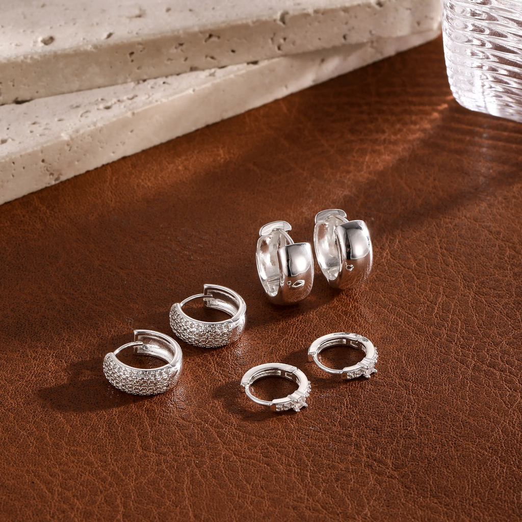 14K Gold-Plated Hoop Earrings