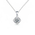 925 Silver Moissanite Necklace Silver Destiny Moissanite Pendant