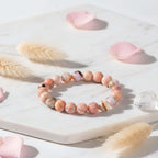 Peruvian Pink Opal Healing Bracelet the Peruvian Pink Opal Bracelet